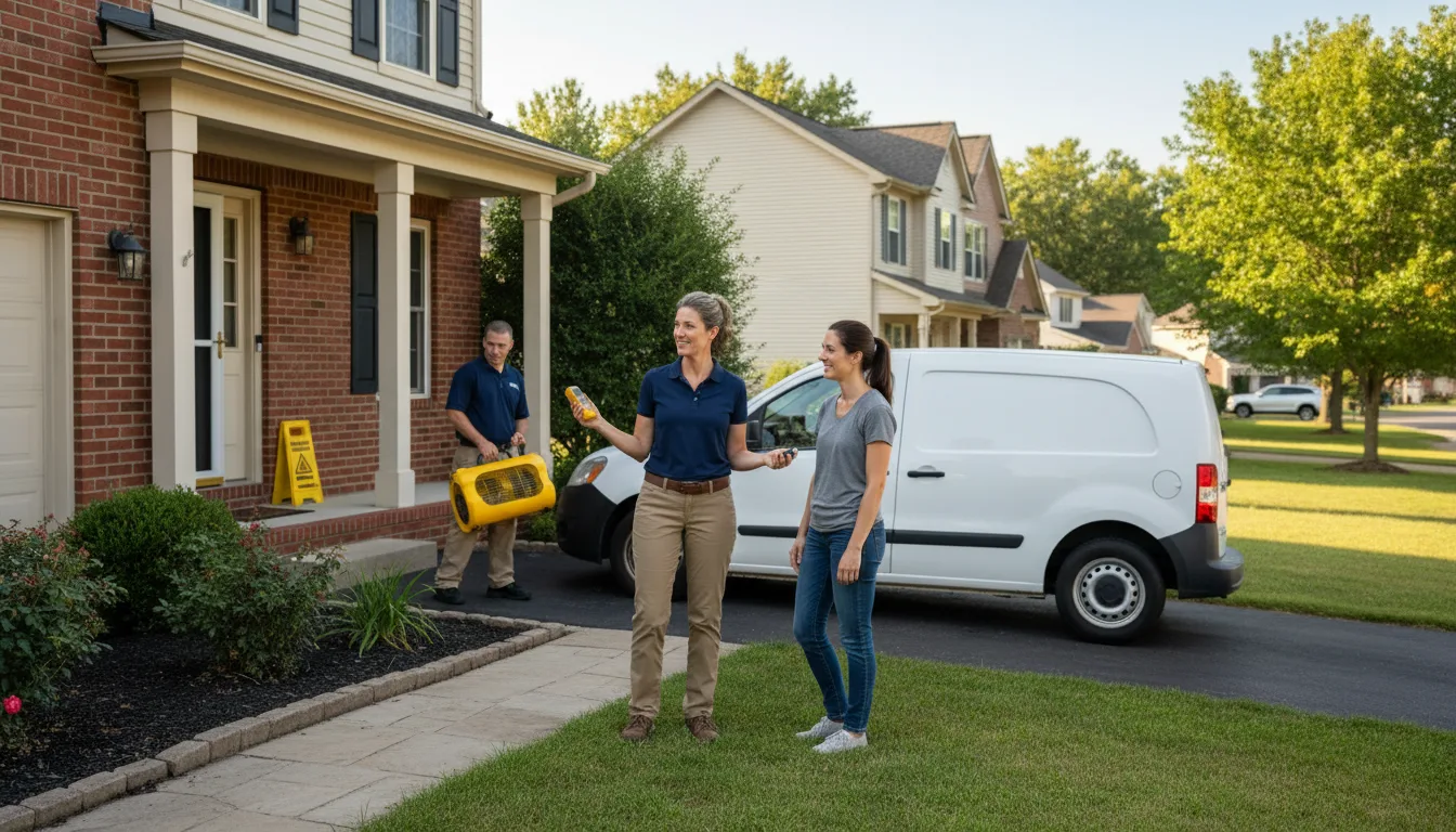 Water restoration image for Dehumidification And Cleanup Services in Gardner, ND